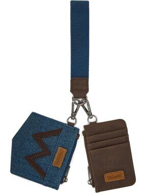 Stylish 2-in-1 Wristlet Wallet for Women | Dual Zippered Pouches, Card Holder